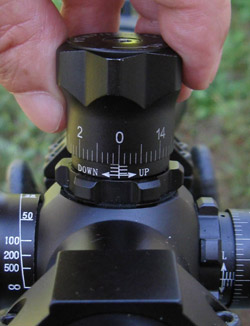 Zeroing a Target Knob Scope